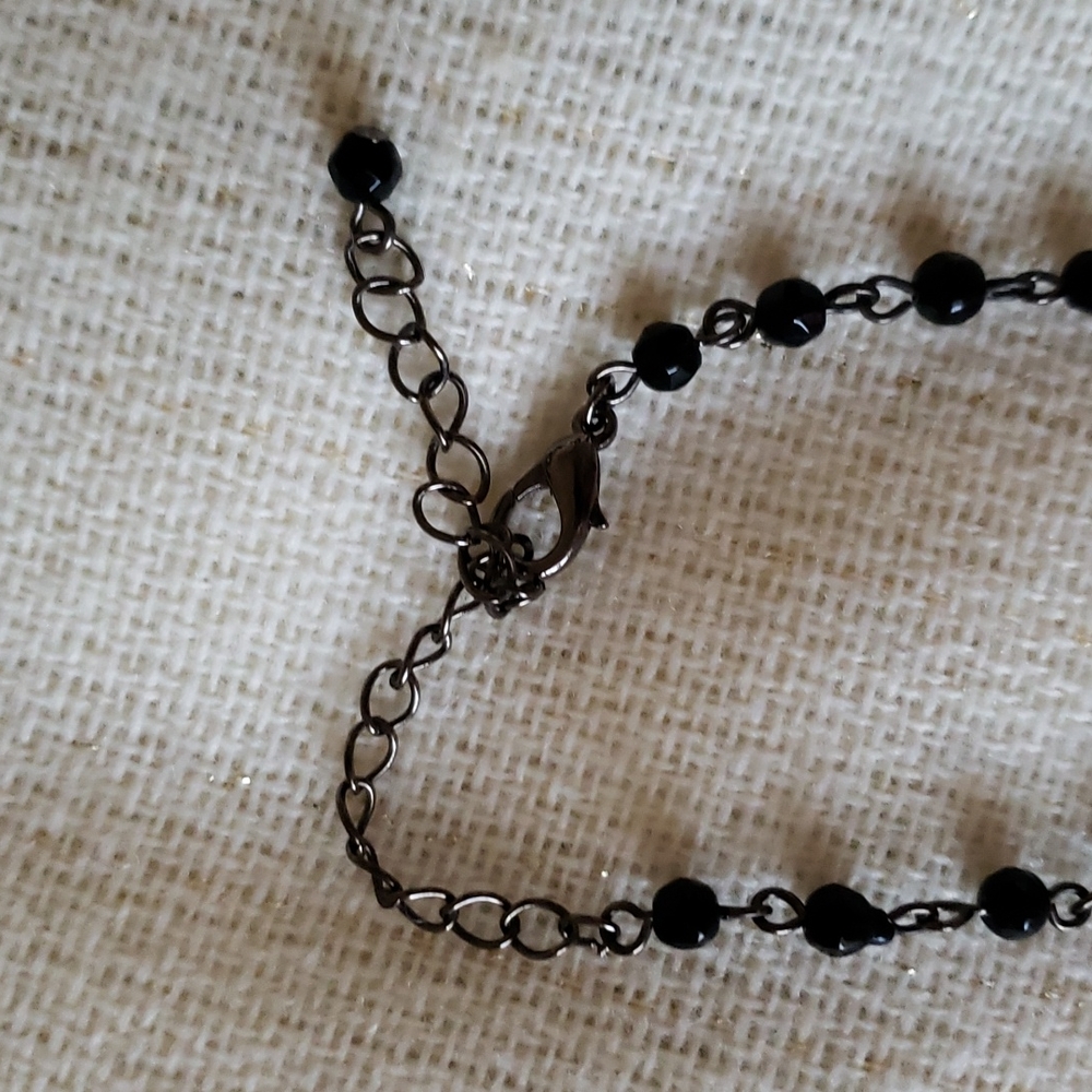Black Stone Necklace - Picture 6 of 6